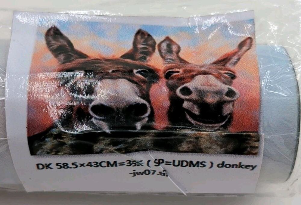 Magnetic Dishwasher Cover 23" X 16" 2 Donkeys Farm Farmhouse Cabin Decor